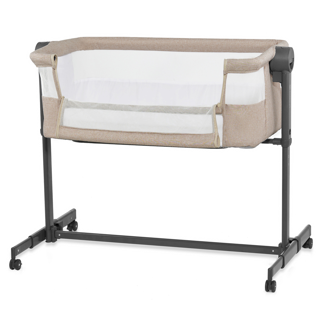 E-shop KINDERKRAFT Postieľka detská polohovateľná Nestee Up2 Beige