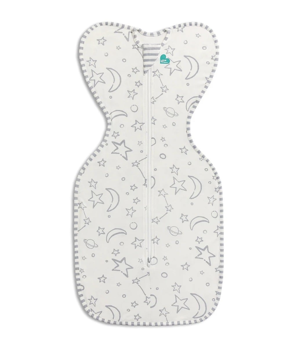 E-shop Love To Dream Swaddle UP - Zavinovačka, veľkosť M, biela, Vesmír STAGE1 - 1 TOG Originál
