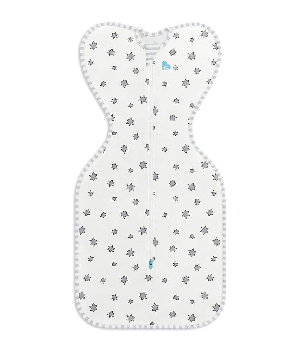 E-shop Love To Dream Swaddle UP - veľkosť XS - biela, Hviezdy STAGE1 - 0,2 TOG Original