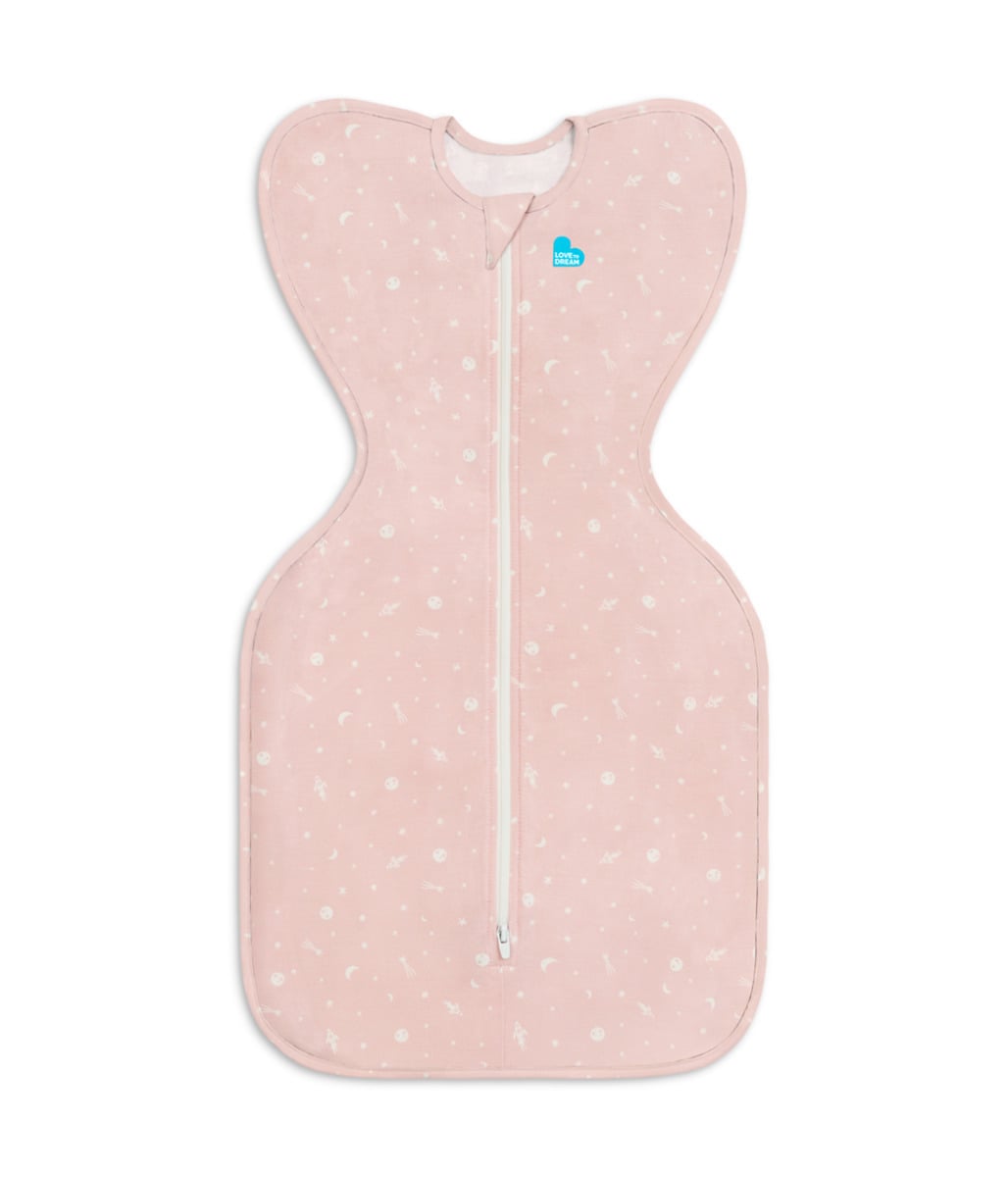 E-shop Love To Dream Swaddle UP 50/50, spací vak, veľkosť M, ružový vesmír, 2 FÁZA,