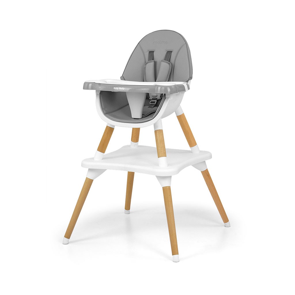 E-shop Jedálenská stolička Milly Mally 2v1 Malmo grey - 51467