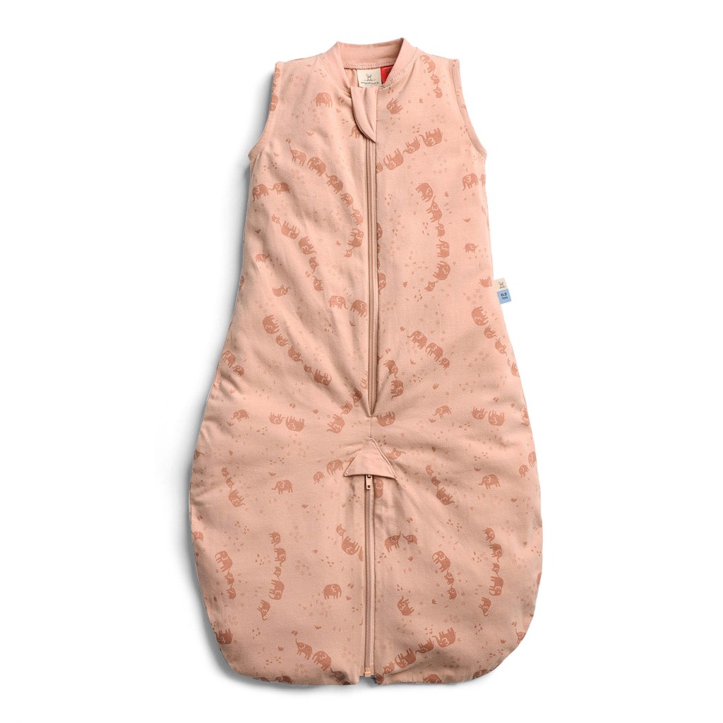 E-shop ERGOPOUCH Vak a overal na spanie 2v1 organická bavlna Suit Elephant Parade 8-24 m, 8-14 kg, 0,2 tog