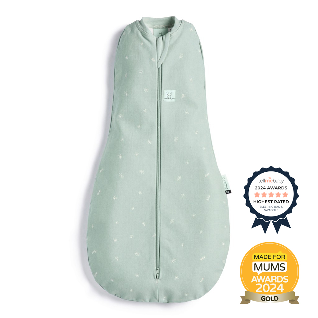 E-shop ERGOPOUCH Zavinovačka a vak na spanie 2v1 Cocoon Sage 0-3 m, 3-6 kg, 1 tog