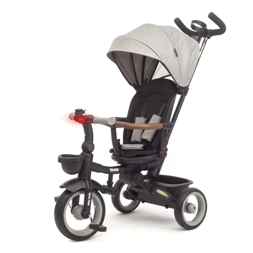 E-shop Luxusná detská trojkolka s osvetlením Milly Mally Twinkle grey - 59042