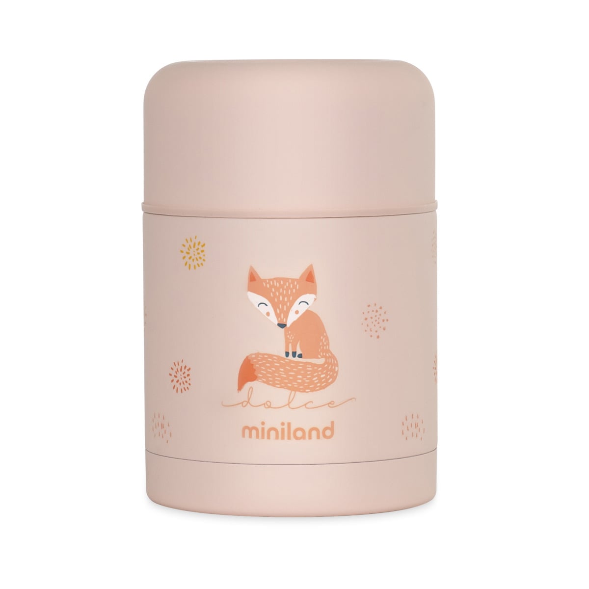 E-shop Miniland Dolce Termoska na jedlo, 600 ml, ružová
