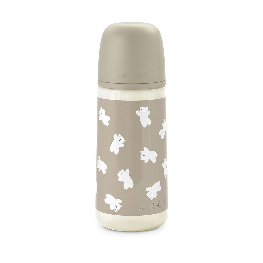 E-shop SUAVINEX | Dojčenská fľaša 360 ml L WILD & FREE - hnedá