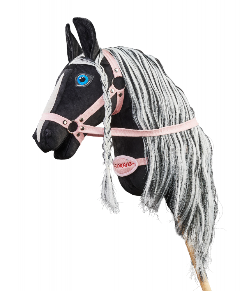 E-shop Ponnie Hobby Horse Barock Pinto ružový, veľ. S