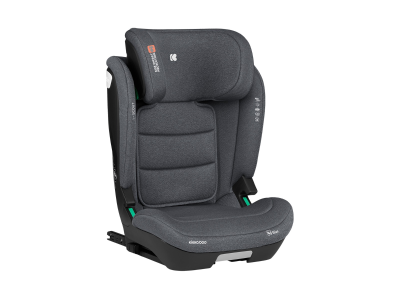 E-shop KikkaBoo Autosedačka 100-150 cm i-Scout i-SIZE Dark Grey