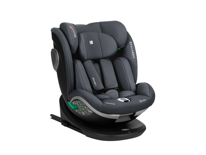 E-shop KikkaBoo Autosedačka 40-150 cm i-Drive i-SIZE Dark Grey