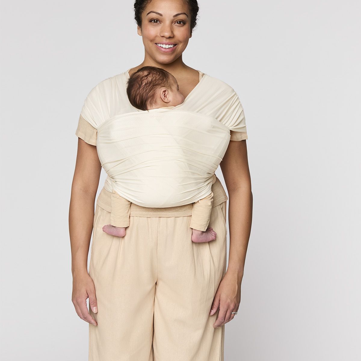 E-shop ERGOBABY | ŠATKA/Aura Sustainably Sourced MESH Baby Wrap - Cream