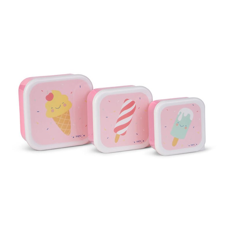 E-shop Saro Baby Sada svačinových misek 3ks Ice Cream