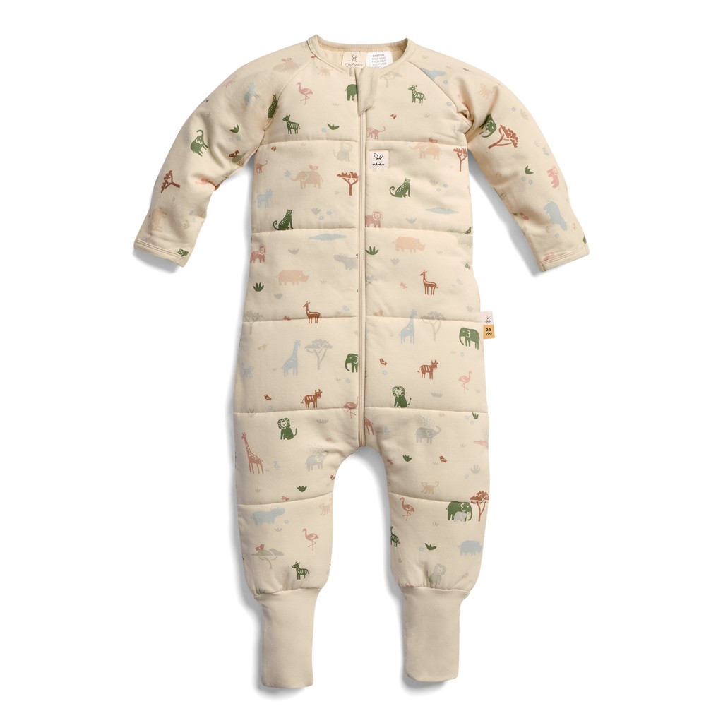 E-shop ERGOPOUCH Overal na spanie organická bavlna Onesie Savannah 6-12 m, 2,5 tog
