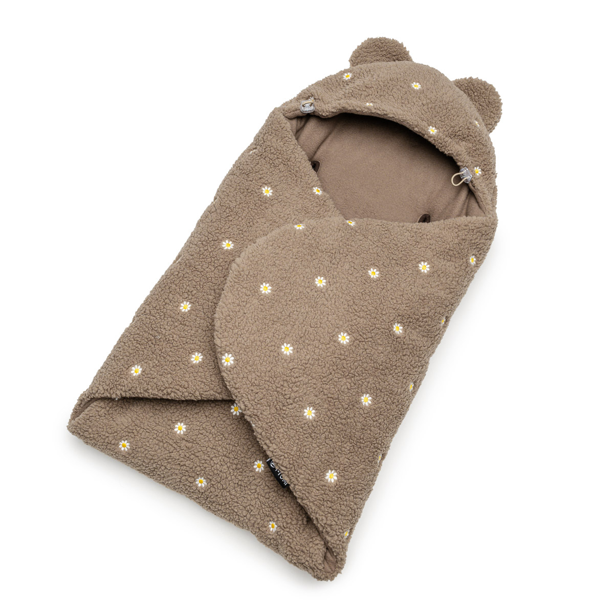 E-shop T-TOMI Wrapper TEDDY Brown flowers