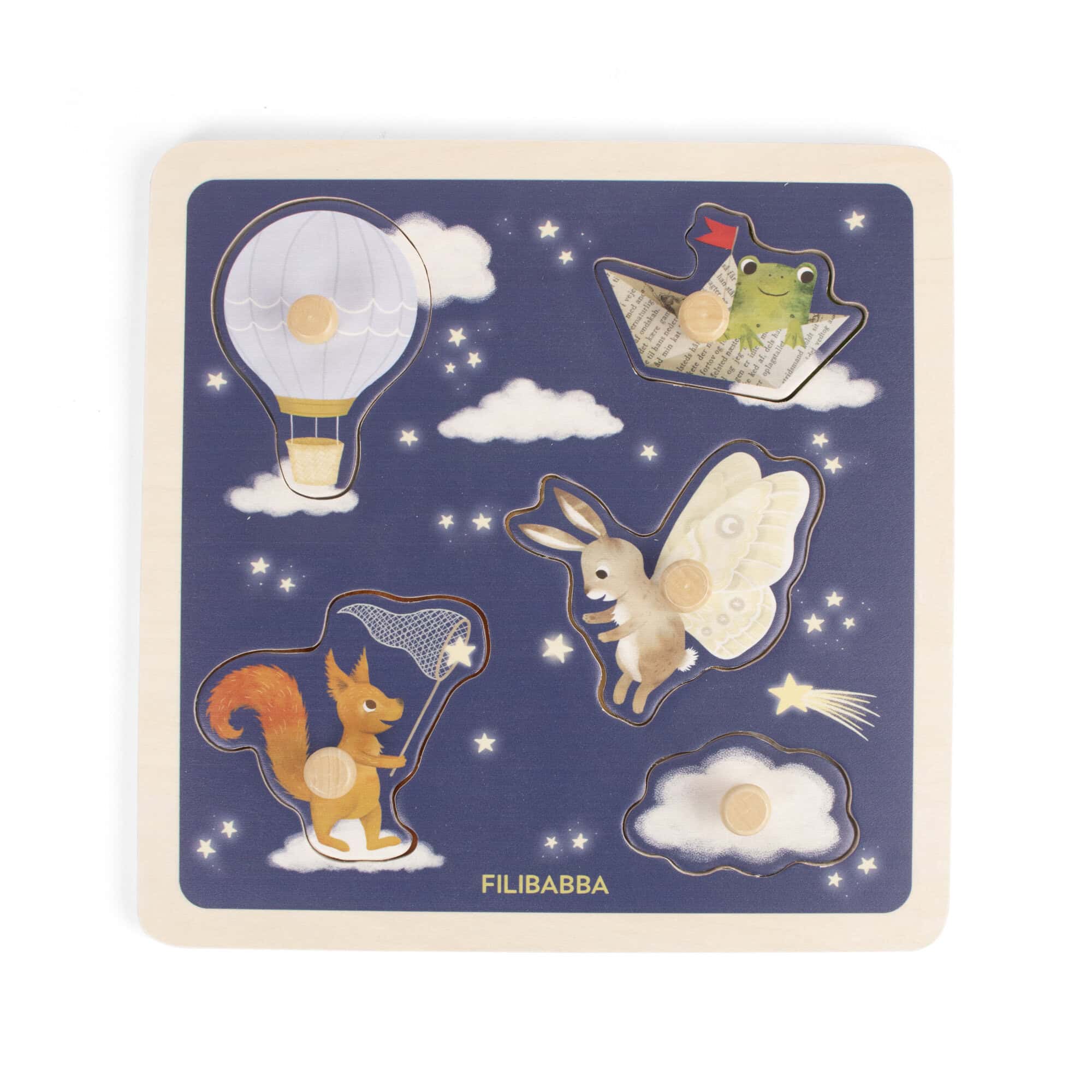 E-shop DREVENÉ SENZORICKÉ PUZZLE FILIBABBA - LITTLE ADVENTURERS