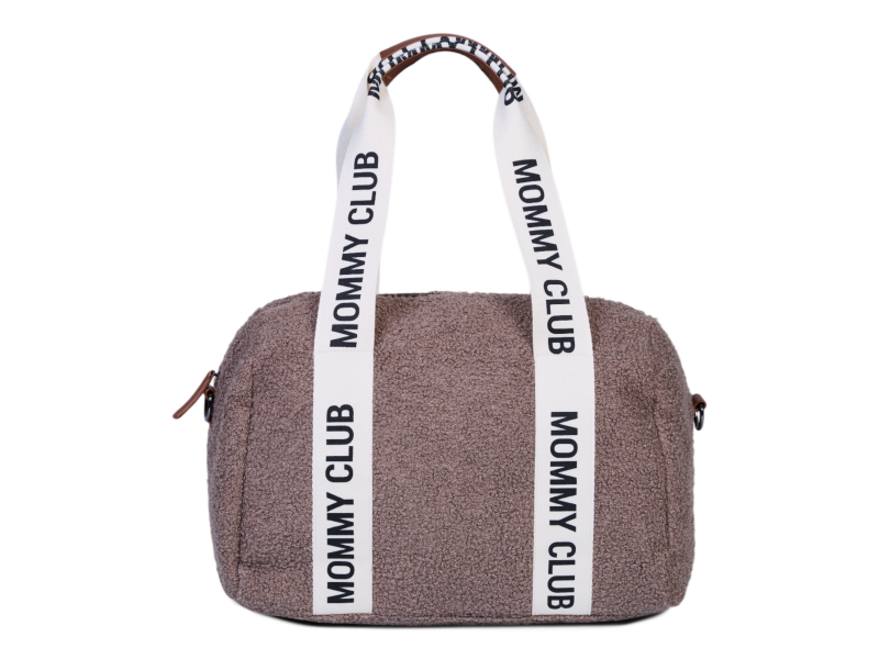 E-shop CHILDHOME Prebaľovacia taška Mommy Club Signature Teddy Soft Brown