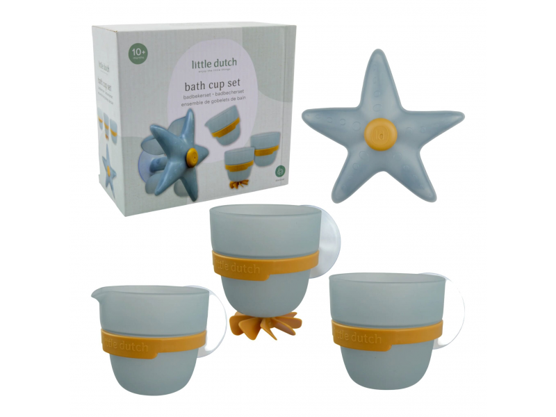 E-shop Little Dutch Sada téglikov do kúpeľa Hviezdice