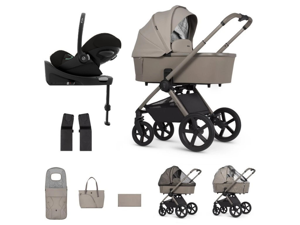 E-shop Venicci kočík Tinum UPline 2, Taupe + Cybex Cloud G Plus so základňou