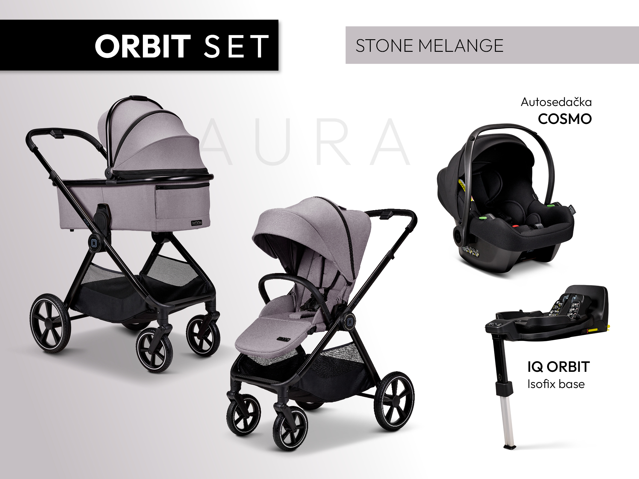 E-shop Moon AURA set ORBIT 2026 - Stone Melange