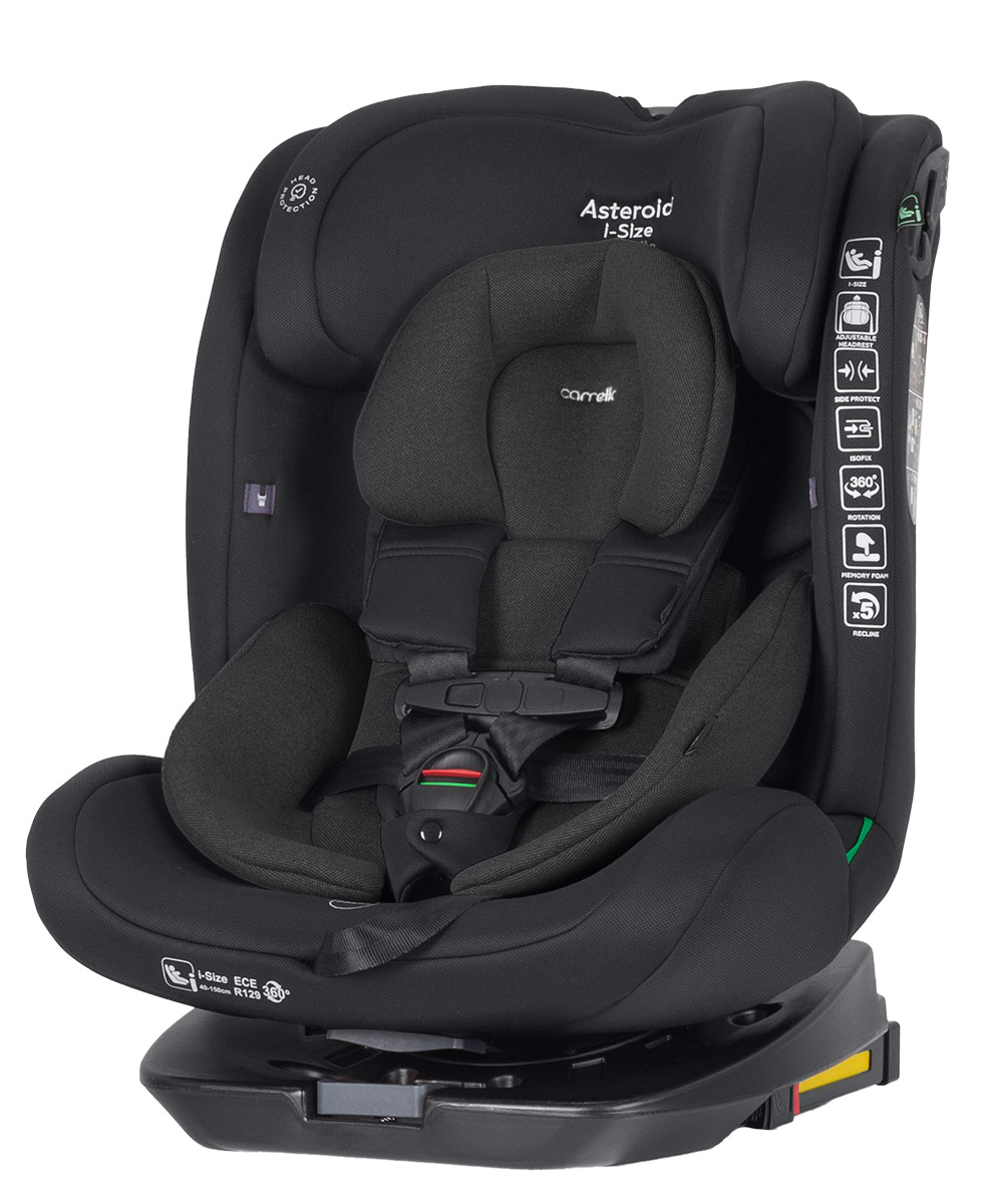 E-shop Carrello Asteroid CRL-17001 i-Size Space Black