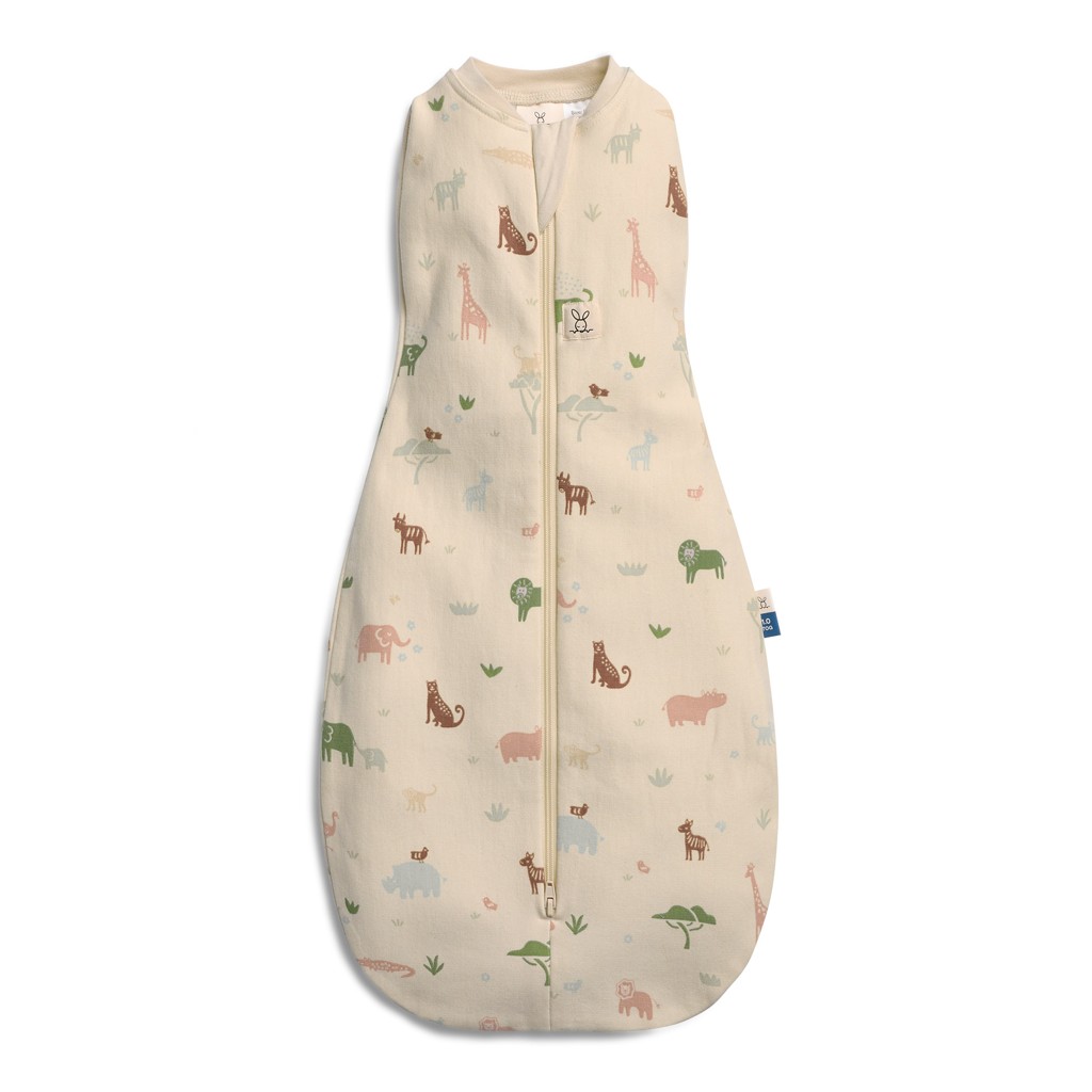 E-shop ERGOPOUCH Zavinovačka a vak na spanie 2v1 Cocoon Savannah 6-12m, 8-10 kg, 0,2 tog