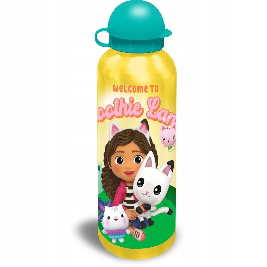 E-shop Kids Euroswan Fľaša 500ml Gabin mačací domček