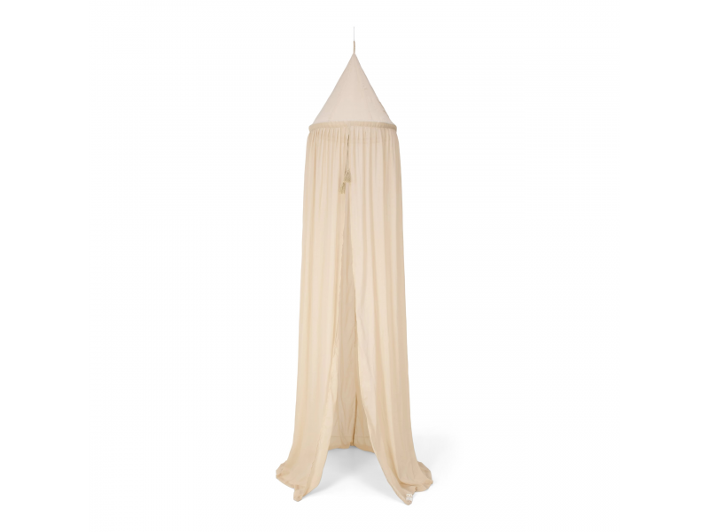 E-shop Little Dutch Nebesá nad postieľku mušelín Pure Soft Beige