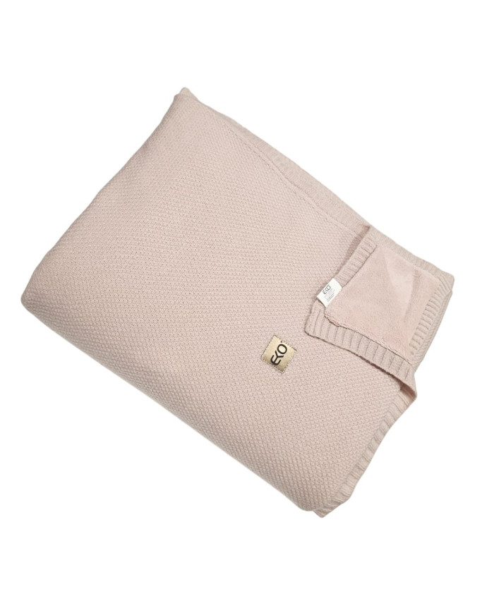 E-shop EKO MILANO DUO Pletená deka s podšívkou z umelej kožušiny 150x200cm ROSE PINK