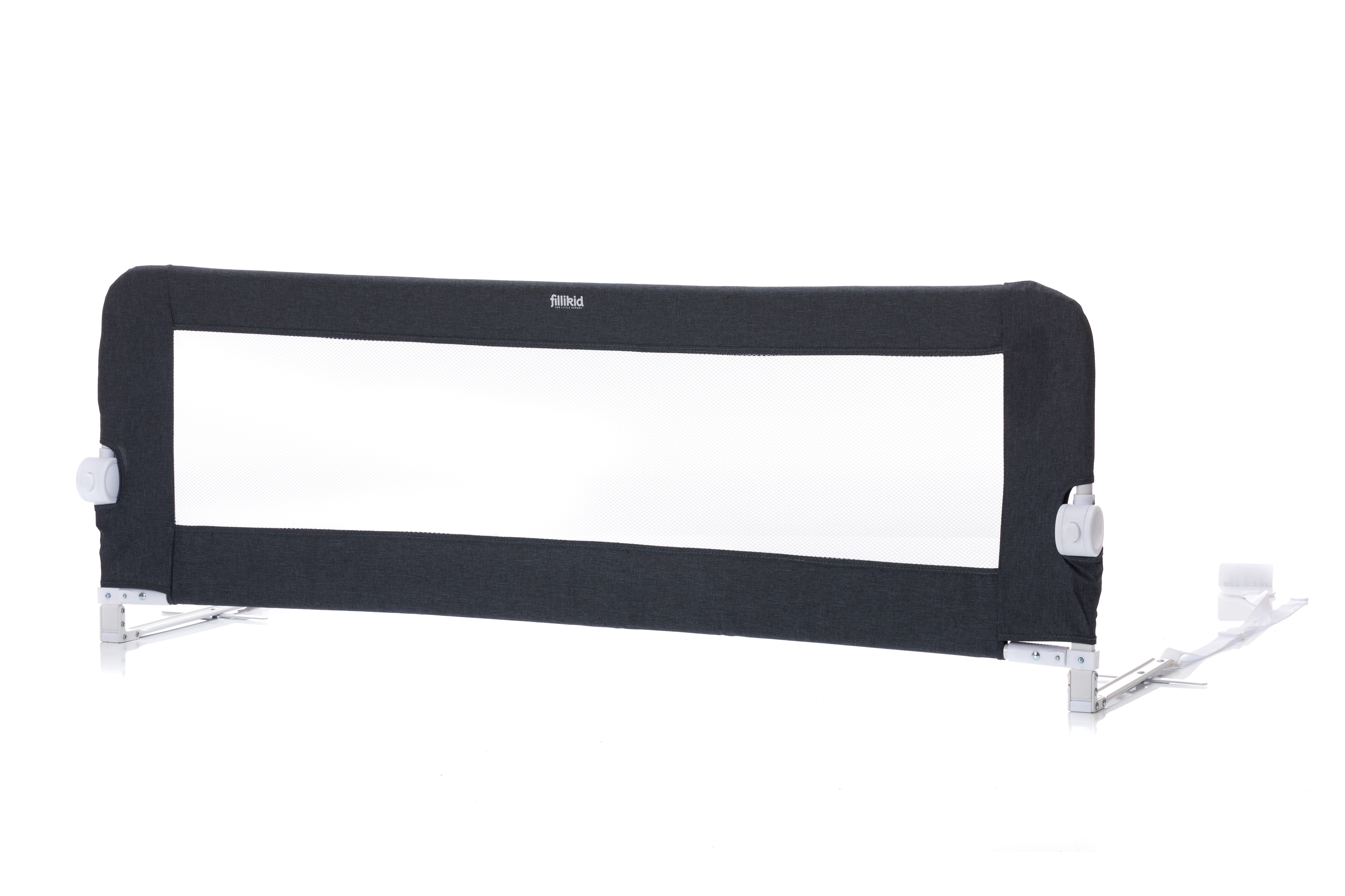 E-shop Fillikid Fillikíd Zábrana na posteľ Ella darkgrey melange 135x50 cm