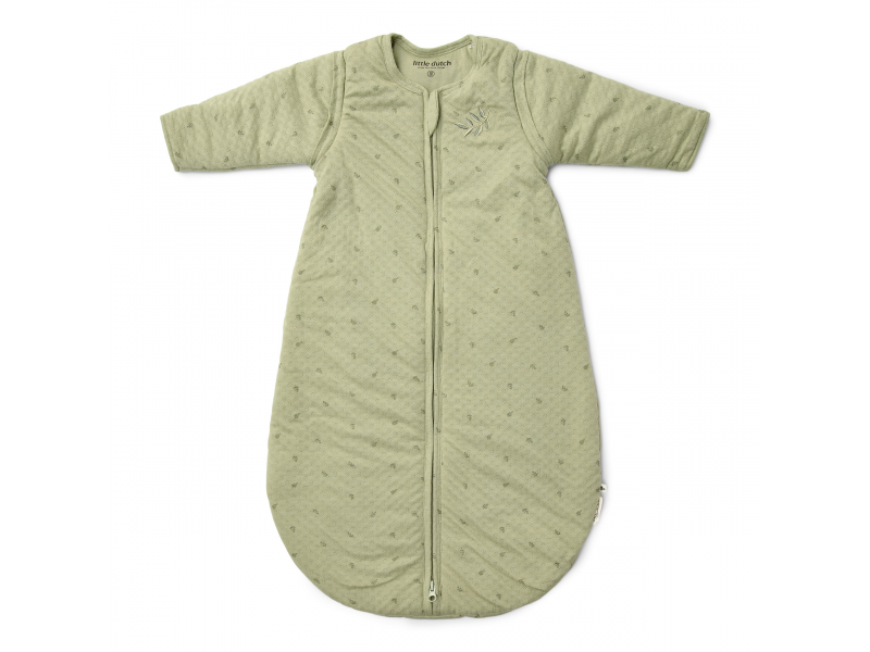 E-shop Little Dutch Spací vak s oddeliteľnými rukávmi 70 cm Pure Sage