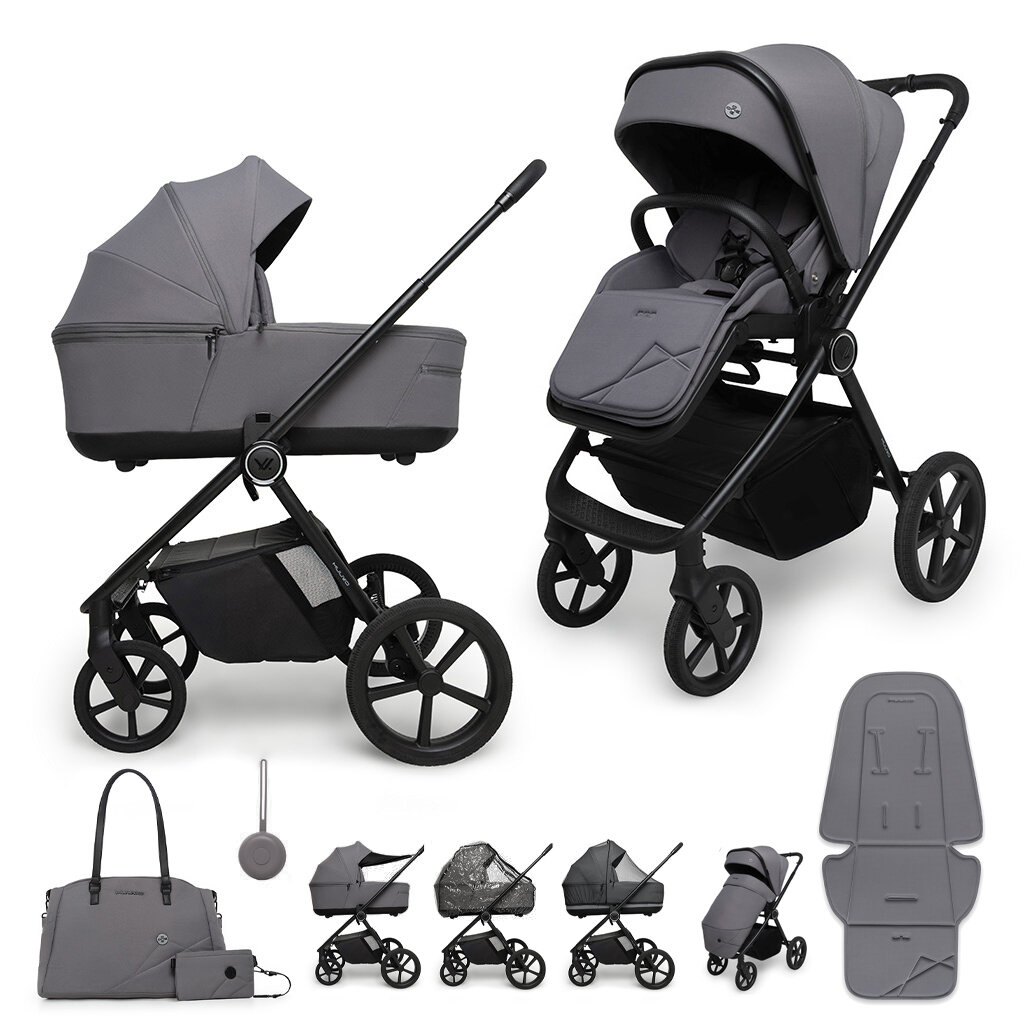 E-shop MUUVO Kočík kombinovaný Muuvo One 2v1 Gris