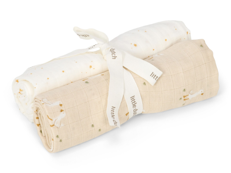 E-shop Little Dutch Plienky 70x70cm Husa Newborn Naturals
