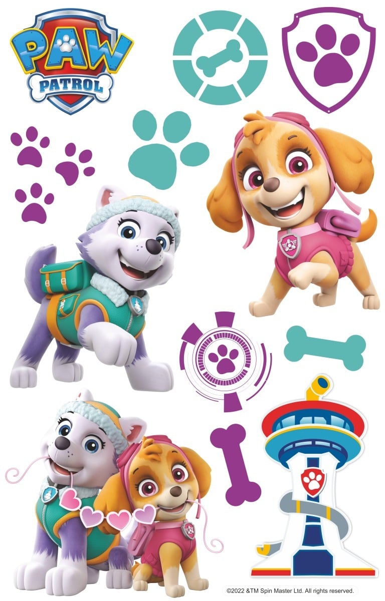 E-shop Nickelodeon Nástenná dekorácia Paw Patrol, Skye - Everest