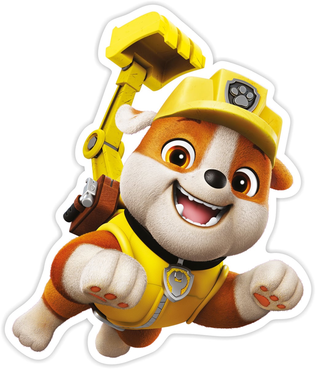 E-shop Nickelodeon Nástenná dekorácia Paw Patrol - Rubble v akcii