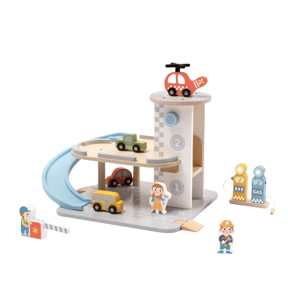 E-shop Tooky Toy Garáž s autíčkami
