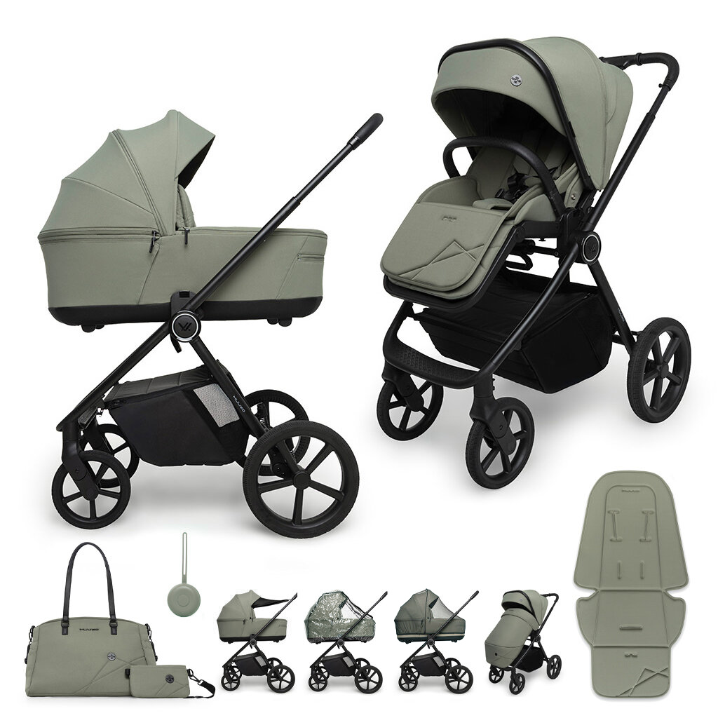 E-shop MUUVO Kočík kombinovaný Muuvo One 2v1 Olive