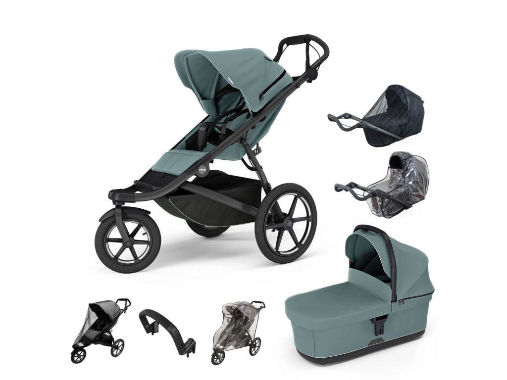 E-shop Thule Urban Glide 3 Výhodný set s doplnkami, Mid blue