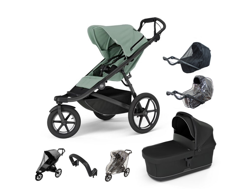 E-shop Thule Urban Glide 3 Výhodný set s doplnkami, Mist hreen