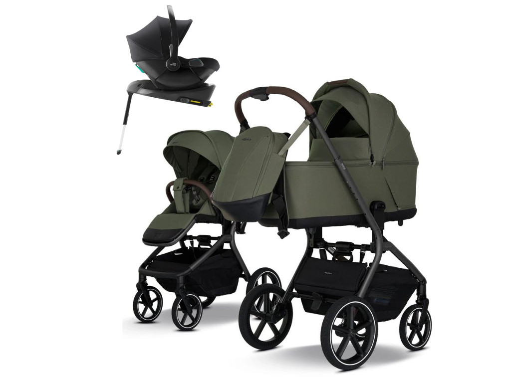 E-shop my junior my junior® MAVI, olive green, 4v1 s Baby-Safe Core + základňa