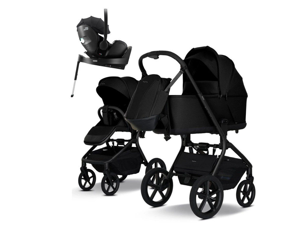 E-shop my junior my junior® MAVI, pure black, 4v1 s Baby Safe PRO + základňa