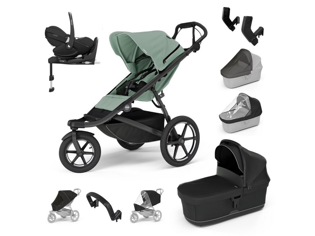 E-shop Thule Urban Glide 3 Výhodný set s Pebble 360 Pro2, Mist green