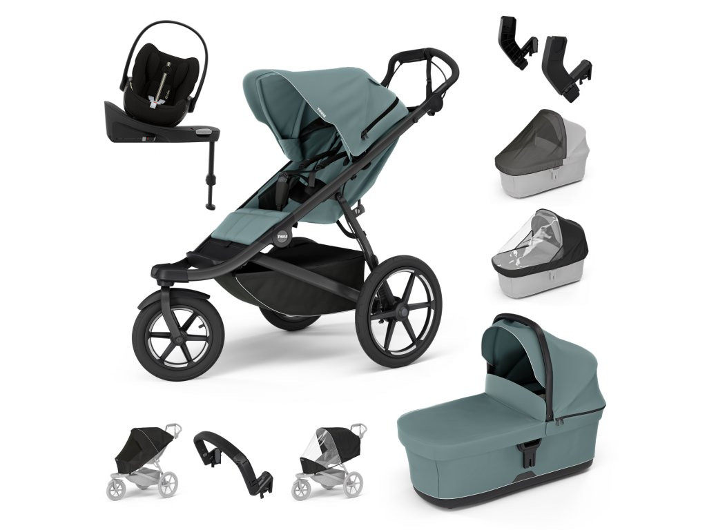 E-shop Thule Urban Glide 3 Výhodný set s Cloud G PLUS, Mid Blue