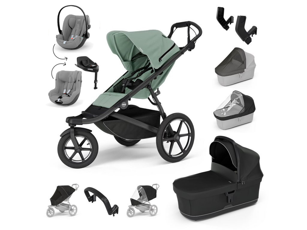 E-shop Thule Urban Glide 3 Výhodný set s Cybex Modular, Mist green