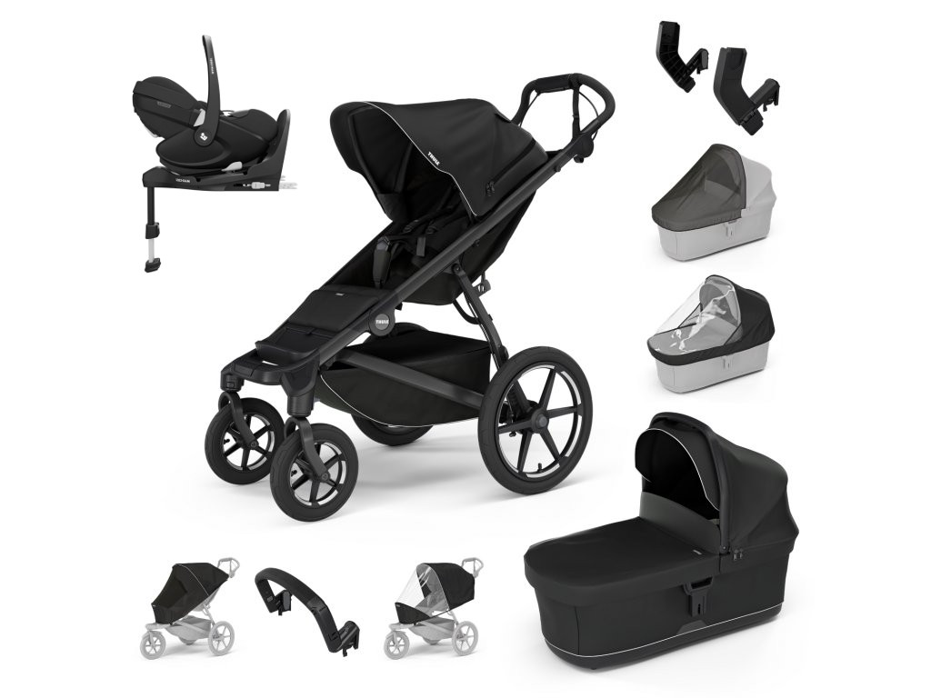 E-shop Thule Urban Glide 4-kol. Výhodný set s Pebble 360 Pro2, black