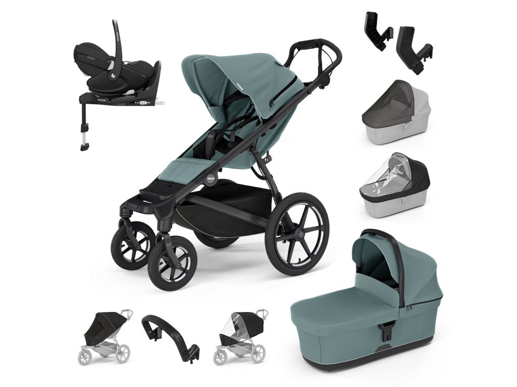 E-shop Thule Urban Glide 4-kol. Výhodný set s Pebble 360 Pro2, mid blue