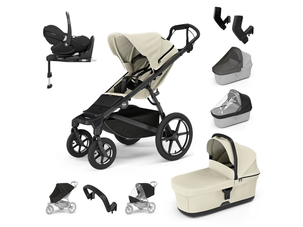 E-shop Thule Urban Glide 4-kol. Výhodný set s Pebble 360 Pro2, soft beige