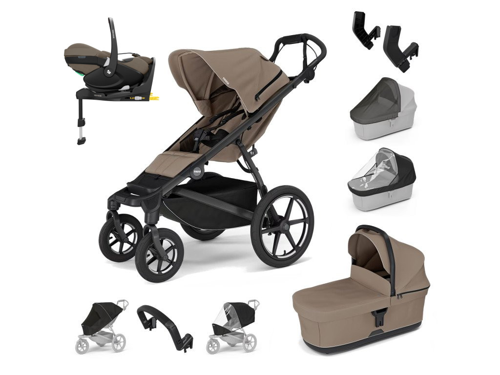E-shop Thule Urban Glide 4-kol. Výhodný set s Pebble 360 Pro2, tined taupe