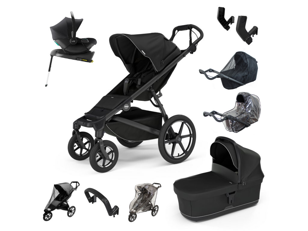 E-shop Thule Urban Glide 4-kol. Výhodný set s Baby-Safe Core, black