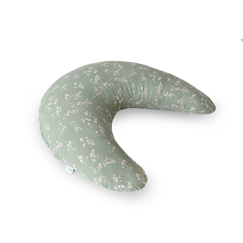 E-shop CEBA BABY Polštář kojicí HUGGY (150x60x37) Basic Žerzej Green Meadow