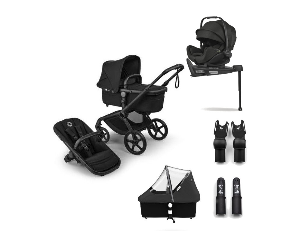 E-shop Bugaboo výhodný set Fox 5 RENEW s Bugaboo Otter, Black/Heritage black