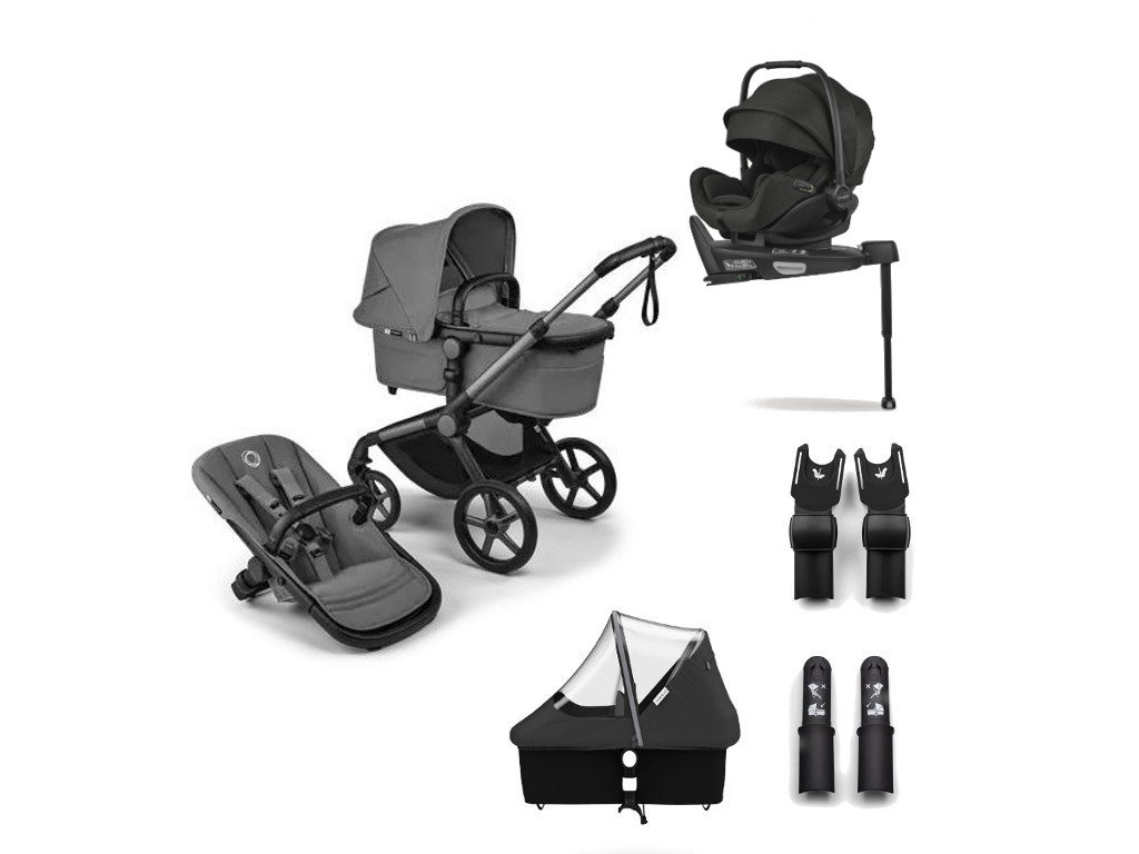 E-shop Bugaboo výhodný set Fox 5 RENEW s Bugaboo Otter, Graphite/Moon Grey